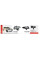 Противотуманные фары для KIA Cerato 2012-2015 H8 12V 35W с проводкой Комплект (KA-598B)