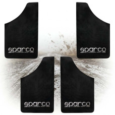 Бризковики малі чорні SPARCO 360х220 мм тверді 4 шт