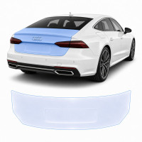 Антигравийная защитная бронепленка по лекалам для Audi A7 C8 facelift 2023-2025 - зона крышки багажника