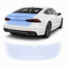 Антигравийная защитная бронепленка по лекалам для Audi A7 C8 facelift 2023-2025 - зона крышки багажника