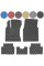Коврики в салон для Nissan Qashqai 2007-2014 Экокожа 5 шт (Rombus)