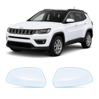 Антигравійна захисна бронеплівка за лекалами для Jeep Compass MP 2017-2020 - дзеркала