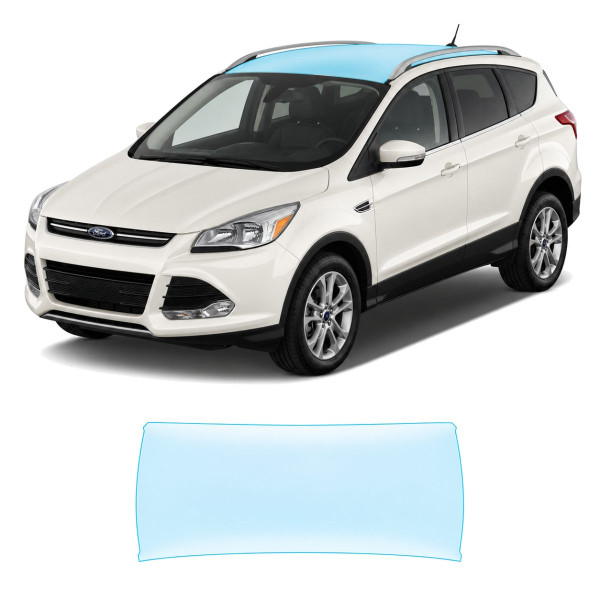 Антигравийная защитная бронепленка по лекалам для Ford Kuga II 2013-2019 - зона крыши