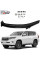 Дефлектор капота мухобойка для Toyota Land Cruiser Pradо 150 2017- S-крепления Евро Крепление (Vip Tuning)