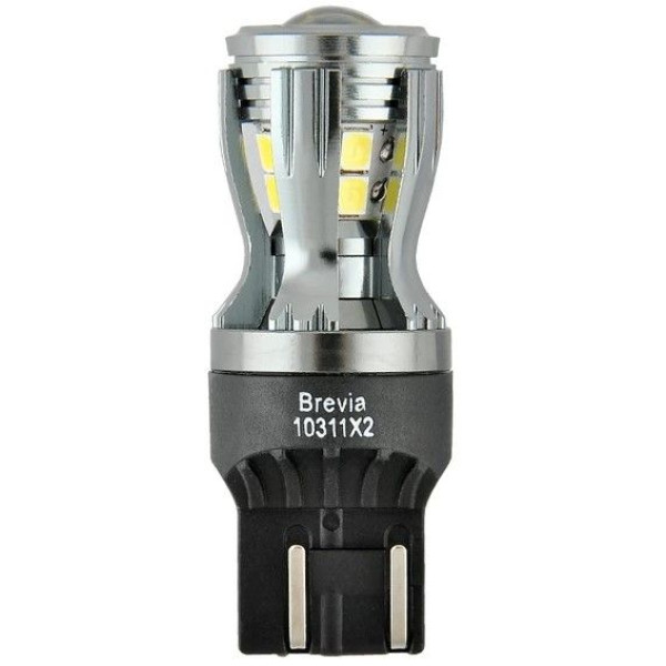 LED автолампа Brevia PowerPro 12/24V W21/5W 14x2835SMD 350Lm 6000K CANbus Оригінал 2 шт (10311X2)