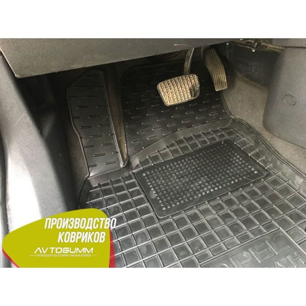 Водительский коврик в салон Opel Astra H 2004- (Avto-Gumm)