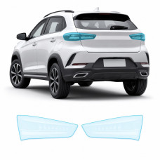 Антигравийная защитная бронепленка по лекалам для Chery Tiggo 2 Pro I 2022- задние фонари стопы