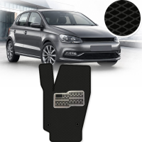 Килимок водія EVA для Volkswagen Polo V 2009-2017 з підп'ятником 1 шт