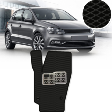 Водительский коврик EVA для Volkswagen Polo V 2009-2017 с подпятником 1 шт