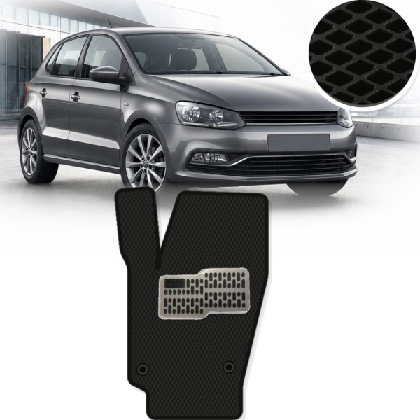 Килимок водія EVA для Volkswagen Polo V 2009-2017 з підп'ятником 1 шт