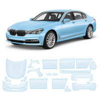 Антигравийная защитная бронепленка по лекалам для BMW 7 Series G11/G12 2015-2019 - полный кузов