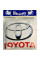 Чохли для підголівників Універсальні Toyota Білі Кольоровий логотип 2 шт