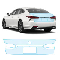 Антигравийная защитная бронепленка по лекалам для Lexus LS XF50 2018-2020 - зона крышки багажника