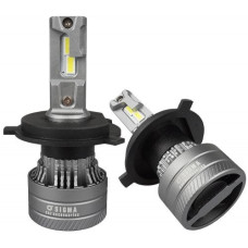 Лампа LED H4 Sigma M2S 2200Lm/32W/6500K/IP67/9-32v радіатор кулер 2 шт