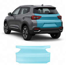 Антигравийная защитная бронепленка по лекалам для Chery Tiggo 4 I 2017-2022 - зона крышки багажника
