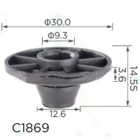 Кліпса Тримач килимів Audi, Volkswagen, Seat, Skoda (8E0-864-229-9B9, 8E08642299B9, 12809)