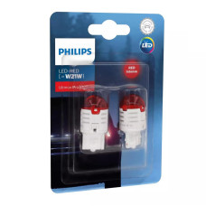 Світлодіод 12V бесцок. W21 Philips 11065U30RB2 LED Red Ultinon Pro3000 2шт