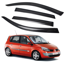 Дефлектори вікон вітровики для Renault Scenic II 2003-2009 Acrylic