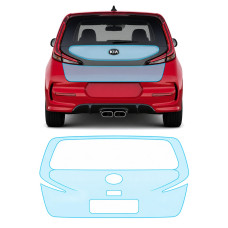 Антигравийная защитная бронепленка по лекалам для Kia Soul SK3 2019-2025 - зона крышки багажника