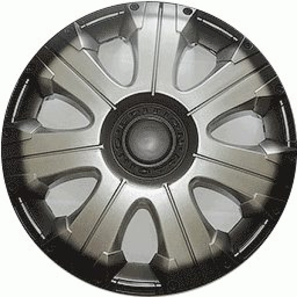 Колпак колеса Star Расинг+ R14 серый, синий 4 шт