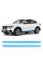Антигравійна захисна бронеплівка за лекалами для BMW X4 F26 2014-2018 - нижня зона кузова та пороги