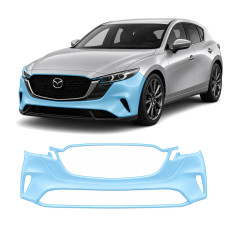 Антигравійна захисна бронеплівка за лекалами для Mazda Mazda3 BP 2019- передній бампер