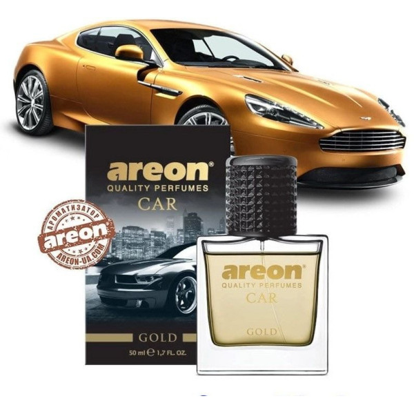 Набор Ароматизаторов воздуха Areon Car Gold (Gold)