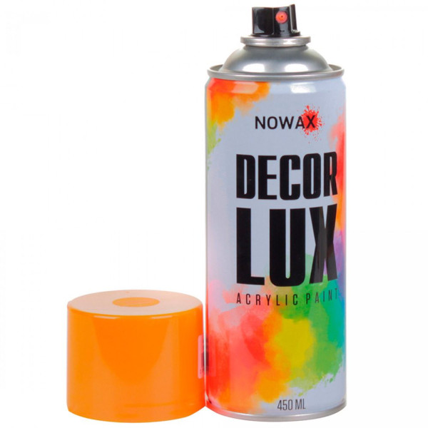 Флуоресцентна фарба Nowax Спрей 450 мл Помаранчева (orange) NX48047