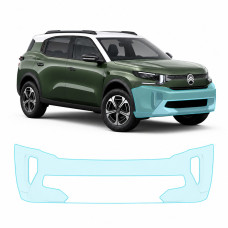 Антигравийная защитная бронепленка по лекалам для Citroen C3 Aircross II 2024- передний бампер