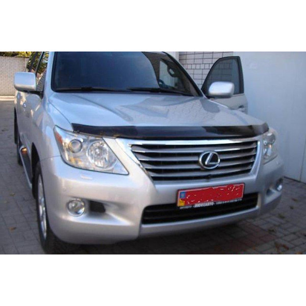 Дефлектор капоту мухобійка Lexus LX 570 2007- темні