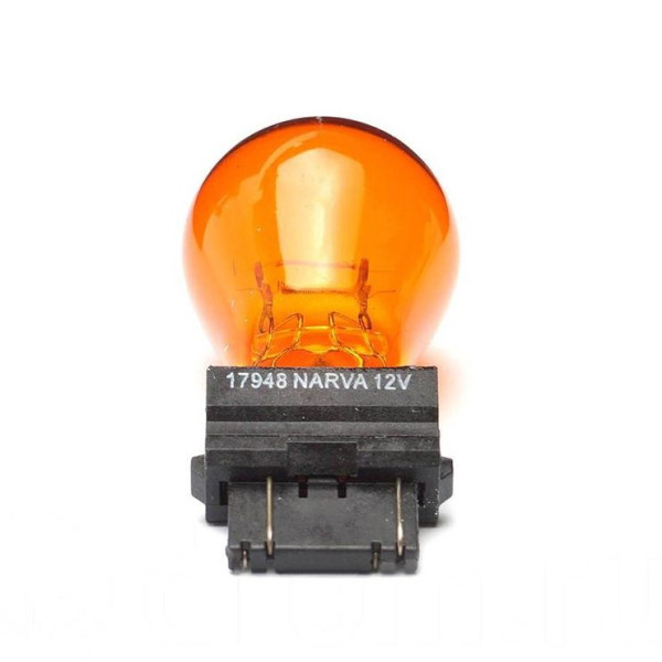 Автолампа Одноконтактна безцокольна Narva PY27/7W 12V AMBER 1 шт (17948v)