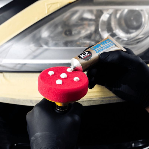Коло полірувальне K2 Lamp Doctor Pad 80 мм М14 Рожевий (Щільність Середня) K533