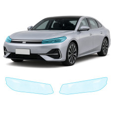 Антигравійна захисна бронеплівка за лекалами для Geely Galaxy A7 I 2024- оптика (фари та ПТФ)