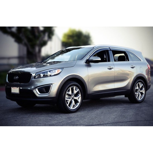 Дефлектори вікон вітровики Kia Sorento 2015- З Хром Молдінгом