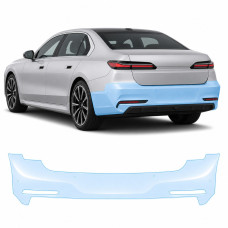 Антигравійна захисна бронеплівка за лекалами для BMW i7 G70 2022- задній бампер
