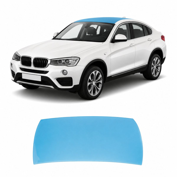 Антигравійна захисна бронеплівка за лекалами для BMW X4 F26 2014-2018 - зона даху