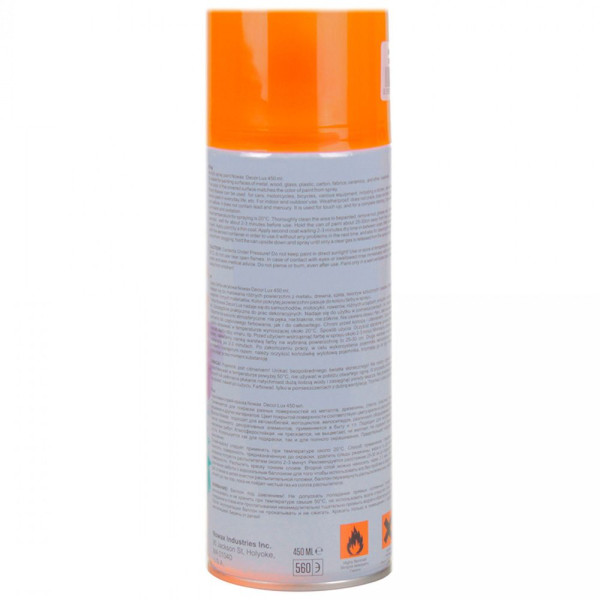 Флуоресцентна фарба Nowax Спрей 450 мл Помаранчева (orange) NX48047