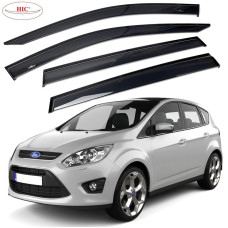 Дефлектори вікон вітровики HIC для Ford C-Max 2010- (Fo108)