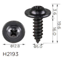 Саморез с шайбой Hyundai, Kia (1249205163, 12492-05163, 18073)H2193)