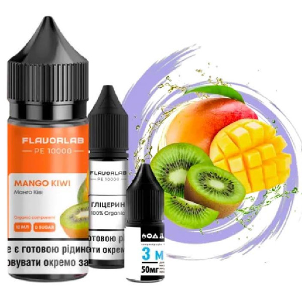 Рідина Самозаміс Flavorlab PE10000 30ml Mango Kiwi
