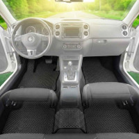 Коврики в салон EVA для Volkswagen Tiguan I 2007-2015 Полный комплект 5 шт