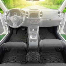 Коврики в салон EVA для Volkswagen Tiguan I 2007-2015 Полный комплект 5 шт