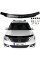 Дефлектор капота мухобойка Renault Logan I 2004-2012 Евро крепление Voron Glass