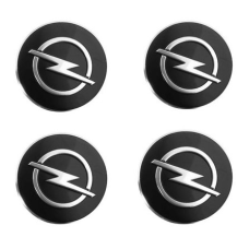 Наклейка на ковпак Opel 60 мм чорний 4 шт