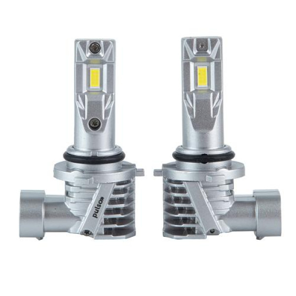 LED лампи для авто Pulso M6 HВ4 (9006) LED-chips 7535 9-18V 2x28w 6000Lm 6500K