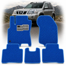 Килимки в салон EVA для Nissan X-Trail (Т-30) 2001-2007 з підп'ятником Сині 5 шт
