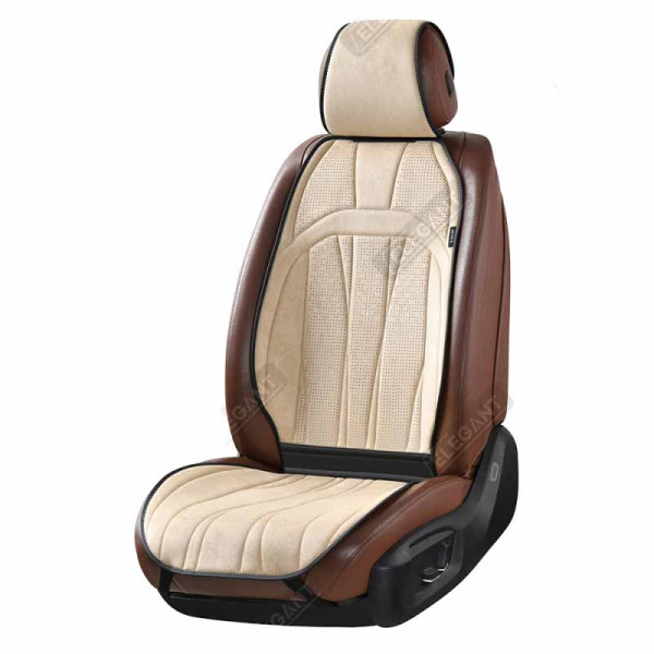 Накидки для сидений Алькантара Elegant ANCONA Бежевий Полный Комплект (700 814)