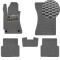 Коврики в салон EVA для Subaru Forester II (F11) 2002-2008 с подпятником Серые 5 шт