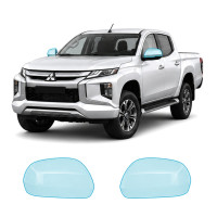 Антигравийная защитная бронепленка по лекалам для Mitsubishi L200 V facelift 2019-2024 - зеркала