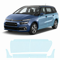 Антигравійна захисна бронеплівка за лекалами для Citroen C4 Picasso (Grand C4 Picasso) II facelift 2016-2018 - повний кузов